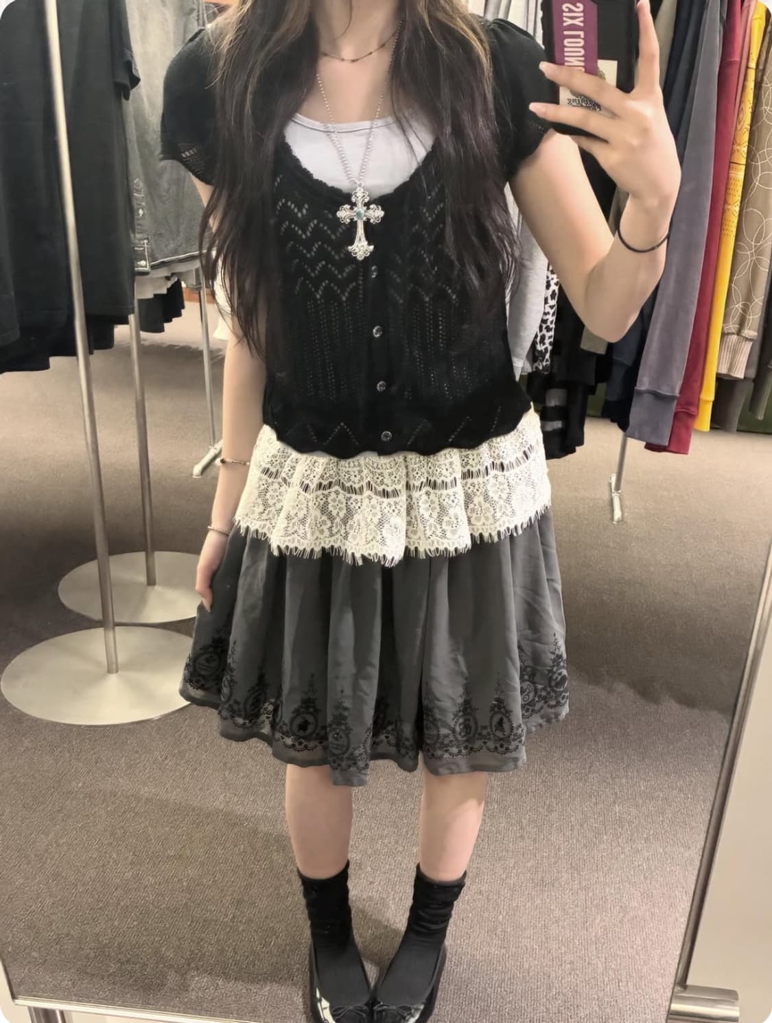 Dark Coquette Gothic 🪼🩶 상품이미지2