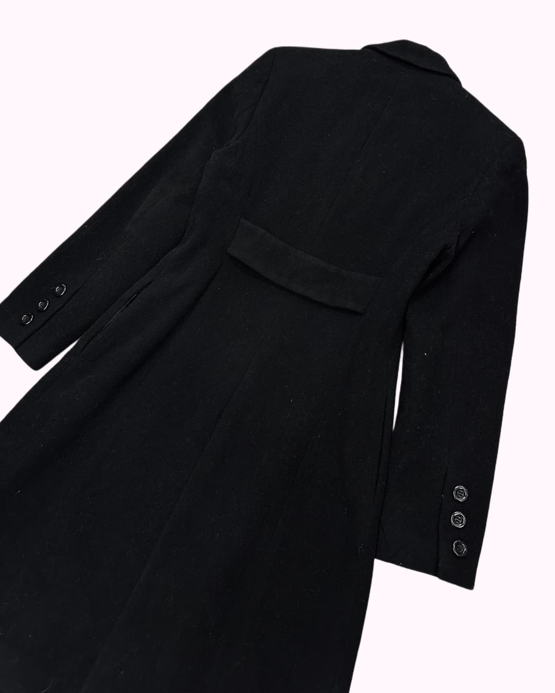 black wool long coat 상품이미지5