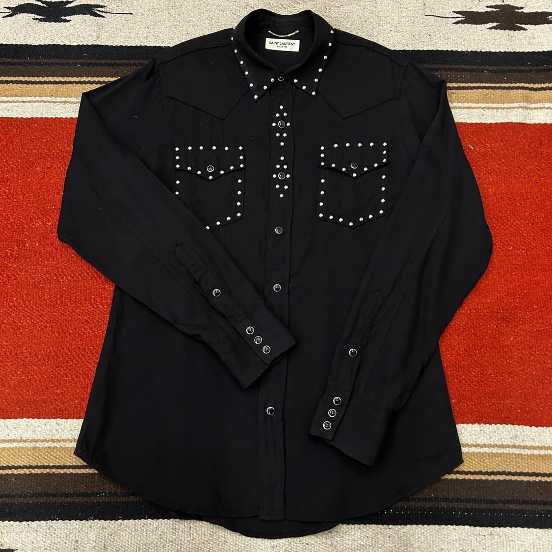 생로랑 스터드 웨스턴셔츠 상품이미지1