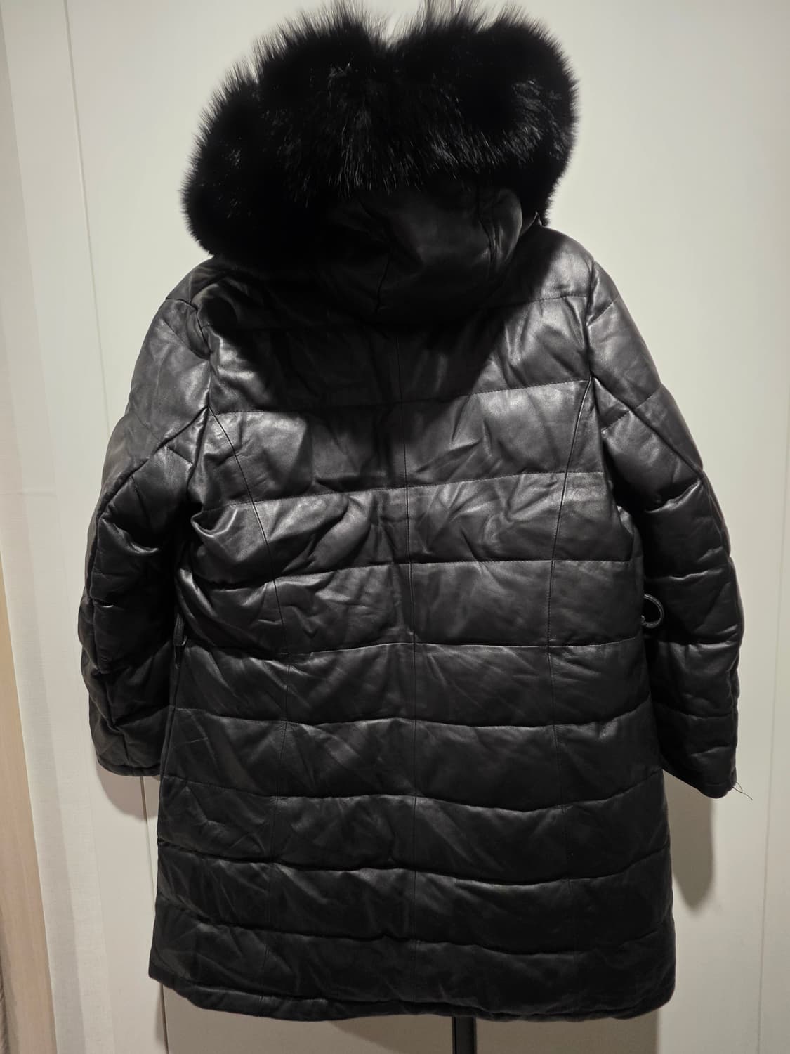 HASSTIGE 양가죽 후드퍼 롱패딩 상품이미지4