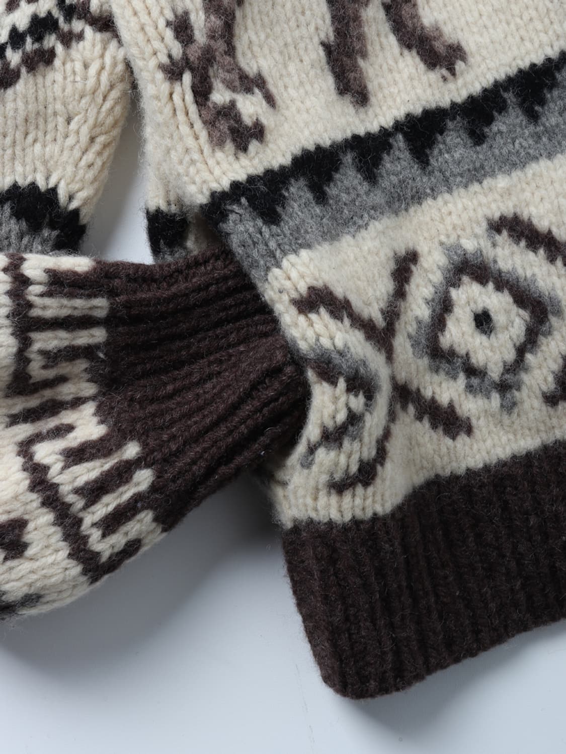 VINTAGE Hooded Cowichan Sweater 상품이미지6