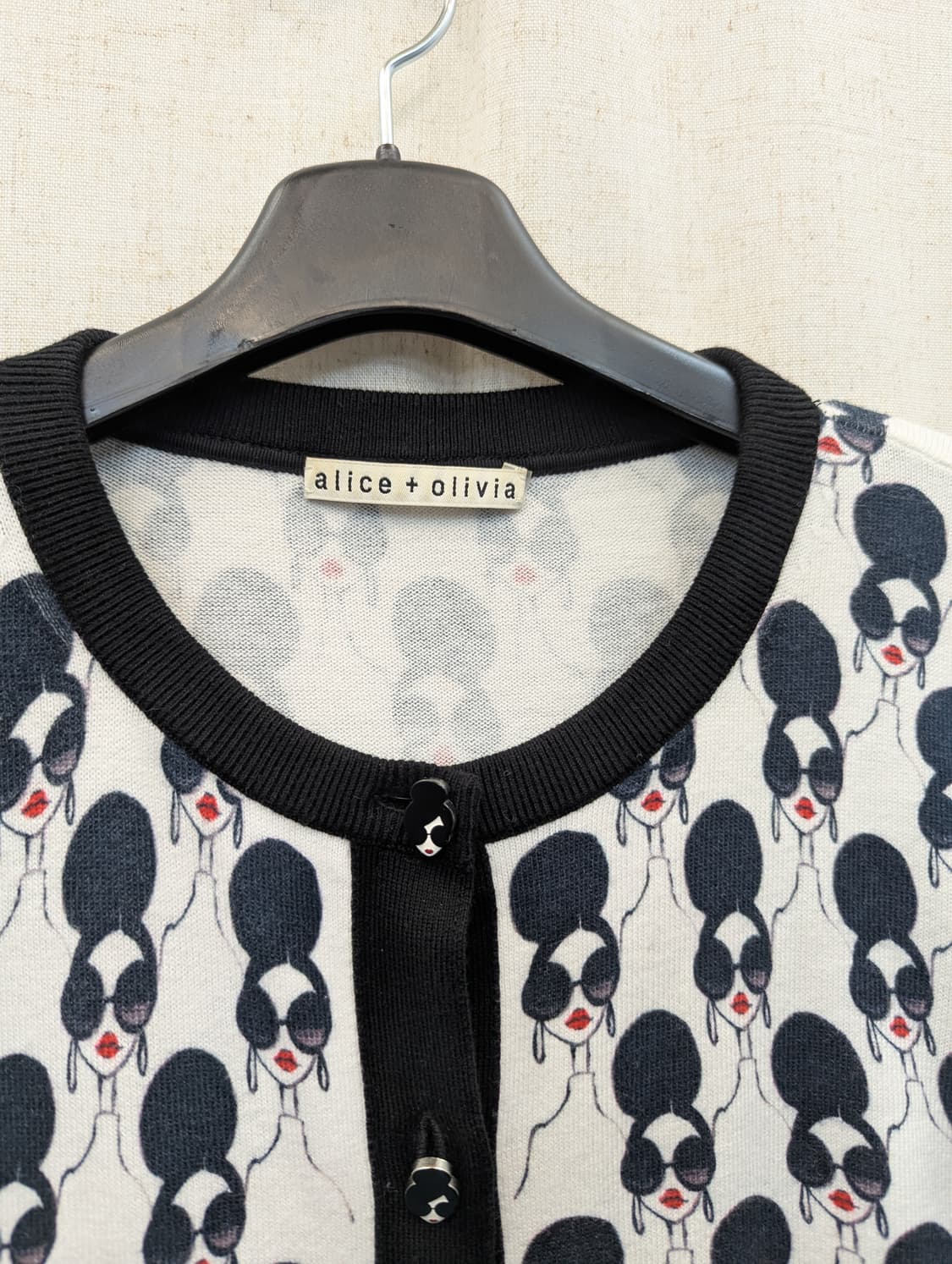 앨리스앤올리비아 패턴 가디건 상품이미지3