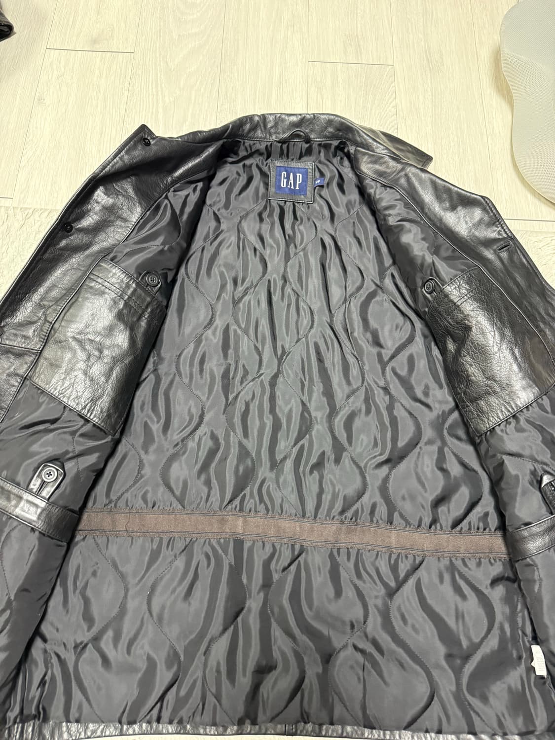 (S)gap 올드갭 레더 카코트 코트 상품이미지5