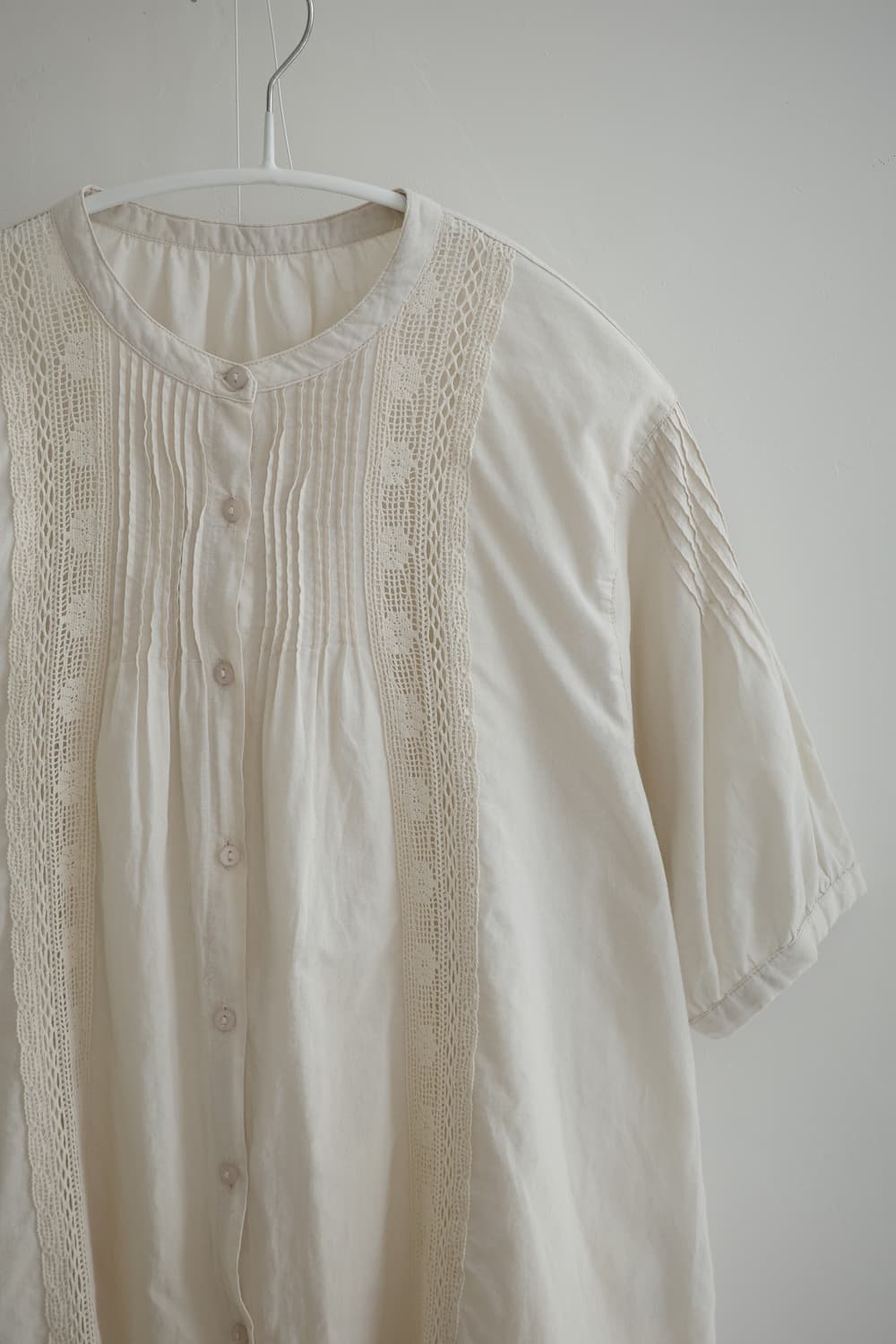  KILORUAN lace-trimmed cotton blouse 상품이미지3