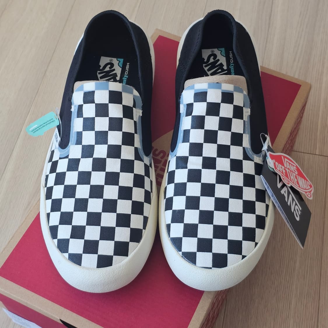 280 새제품) 반스 체커보드 컴피쿠시 원 남자 단화 신발 국내매장판 상품이미지4