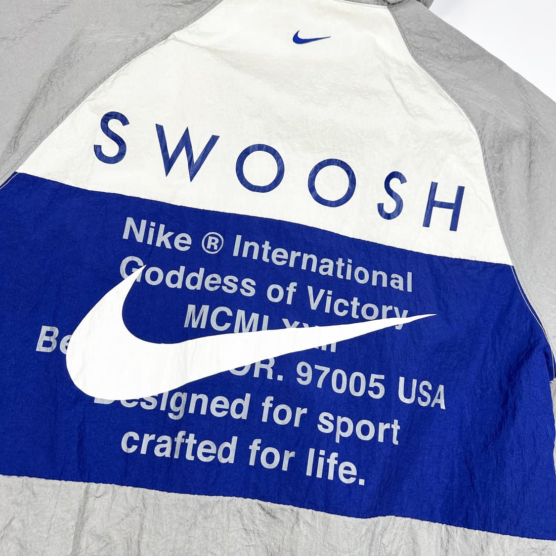 나이키 더블스우시 나일론 바람막이 자켓 (M) 상품이미지5