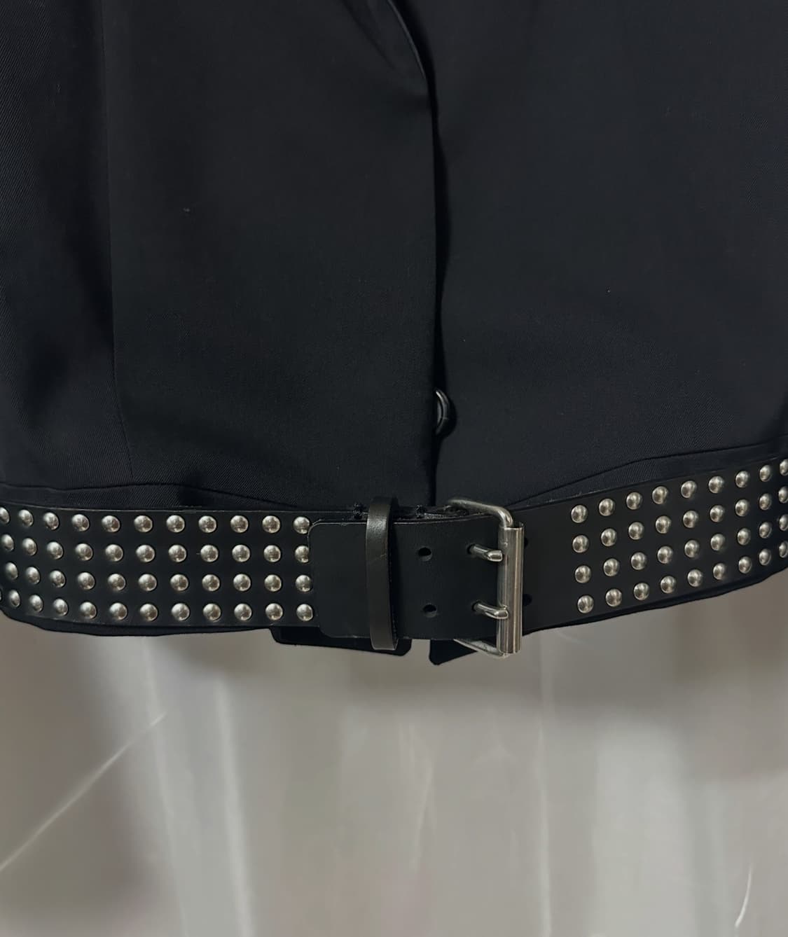 발망 11SS 세이프티핀 레더 블레이저 자켓 상품이미지3