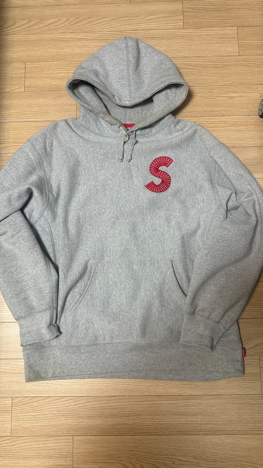 슈프림 20FW S로고 후드티 그레이 L 상품이미지1