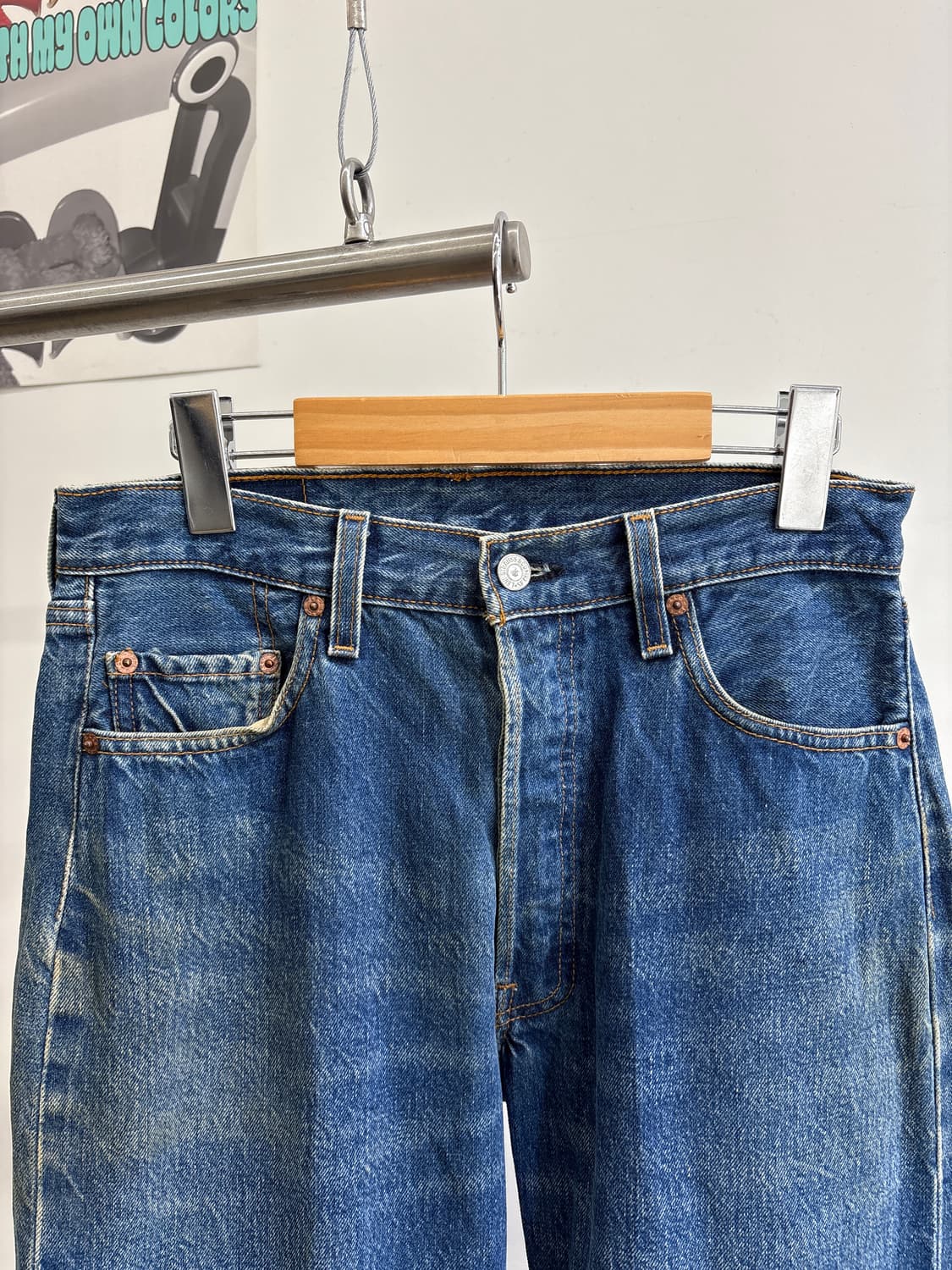 90's LEVIS 501 (Made in USA) 데님팬츠 상품이미지2