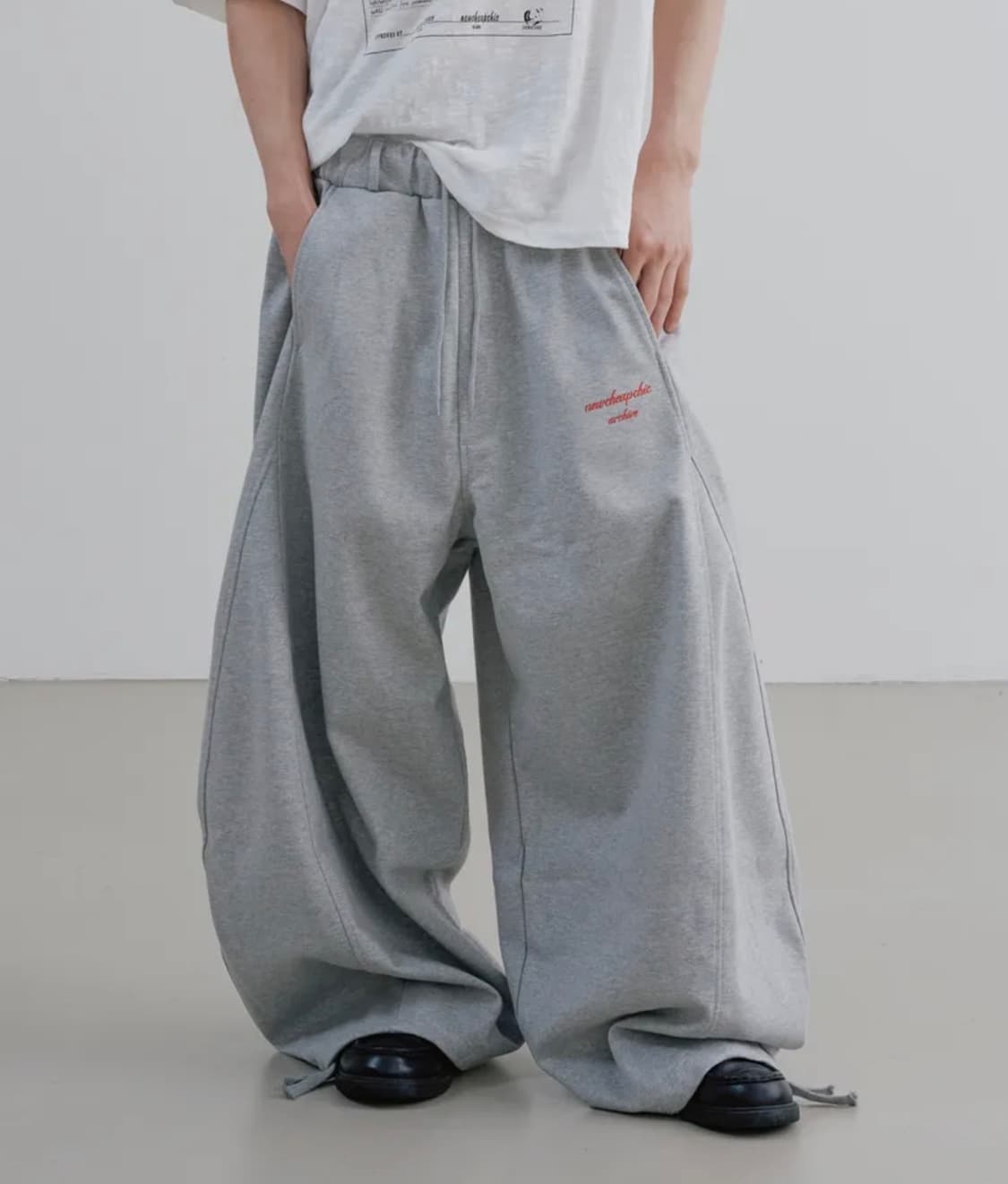 [os] 뉴치프시트디피 스웻팬츠 그레이 상품이미지1