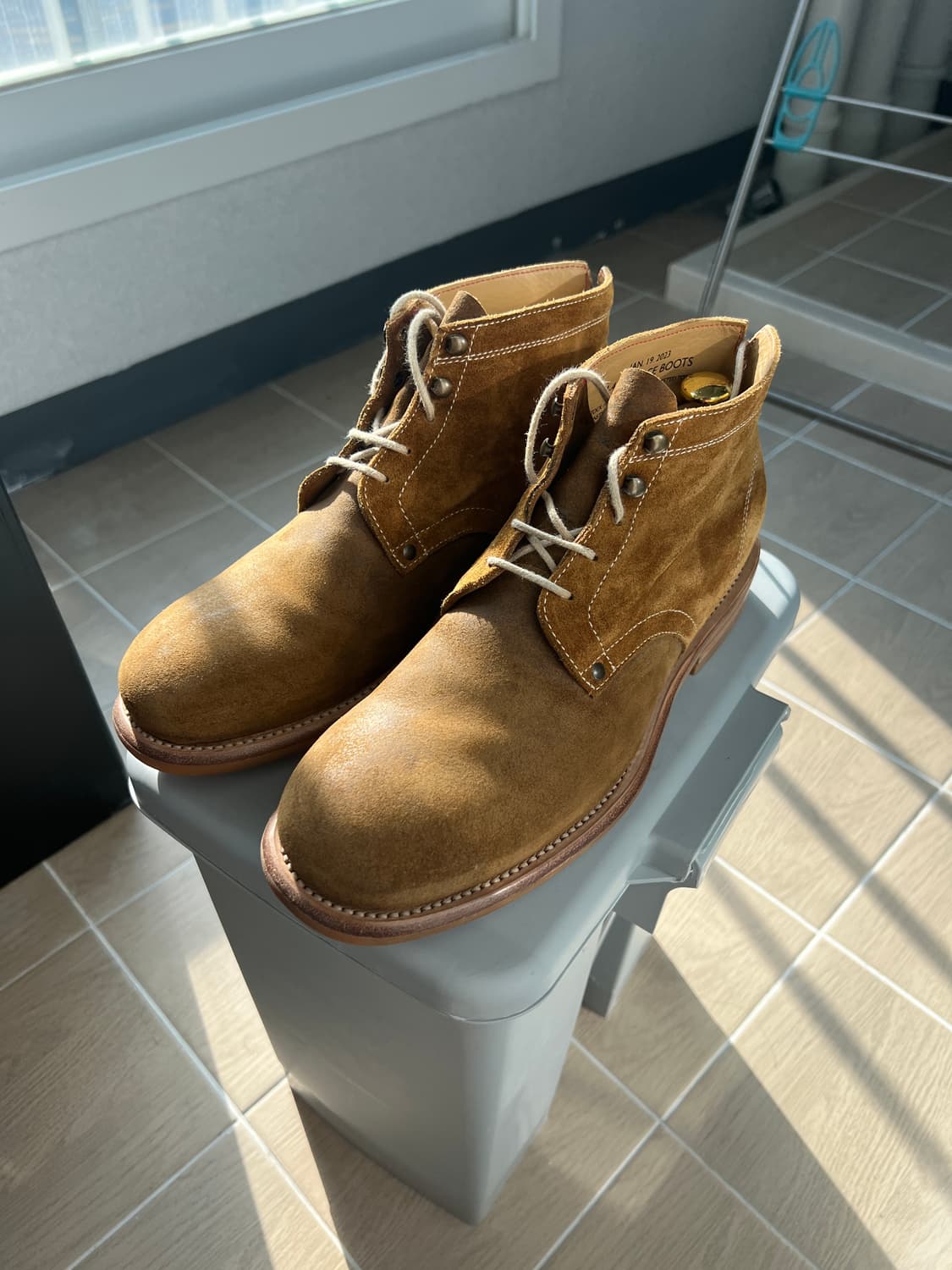 택포29) 그라더스 grds 부츠 02 스웨이드 올리브 드랩 255 상품이미지1