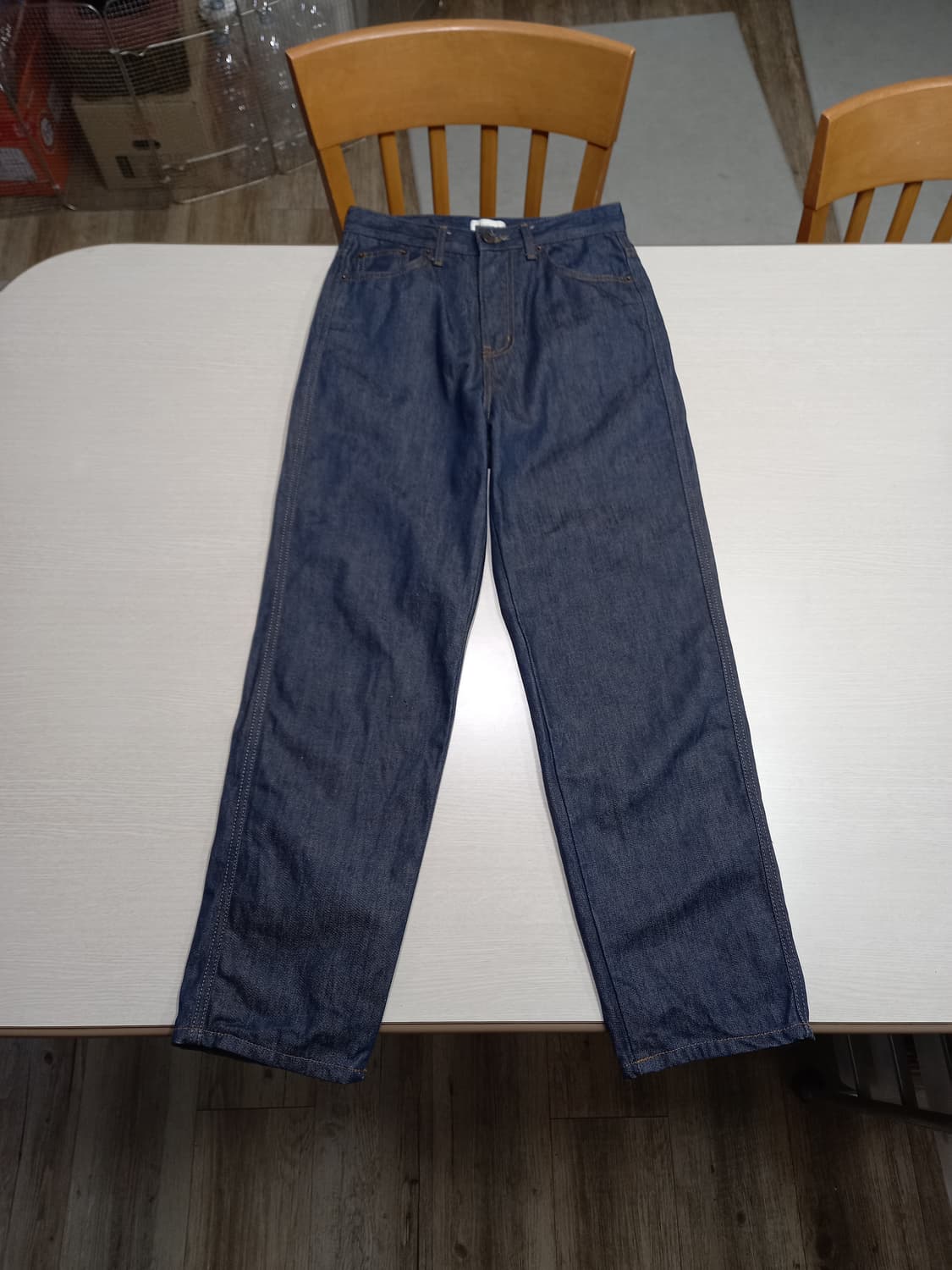 26 sienne Kor 하이웨이스트 테이퍼드 진청 26-605 상품이미지1