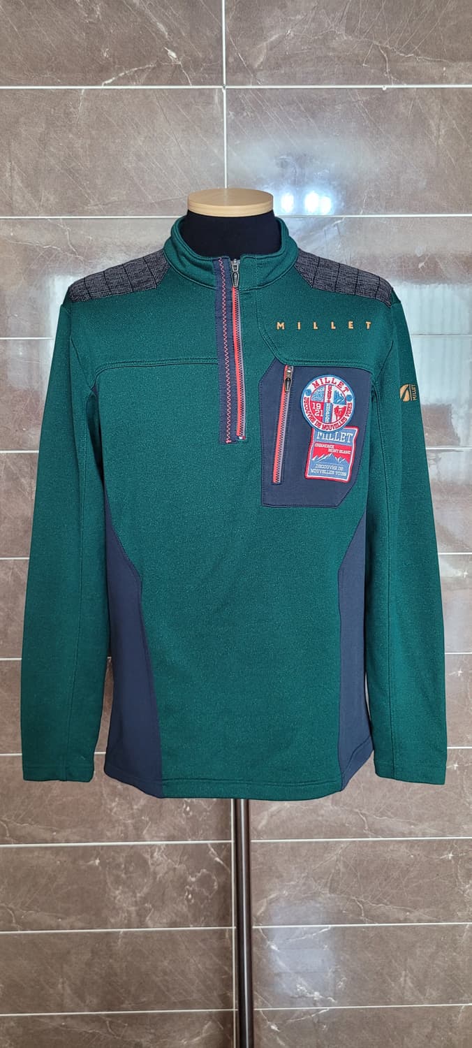 (남성100사이즈) 밀레 등산긴팔(기모) 상품이미지1