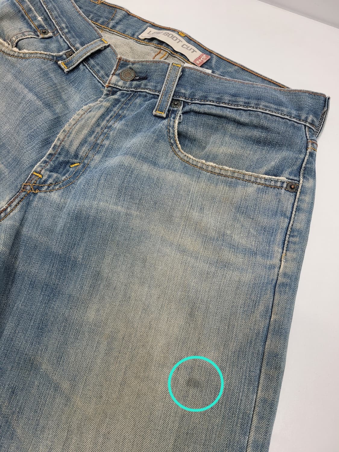 LEVI'S 00'S 리바이스 527 로우 부츠컷 데님 청바지 / 31
 상품이미지4