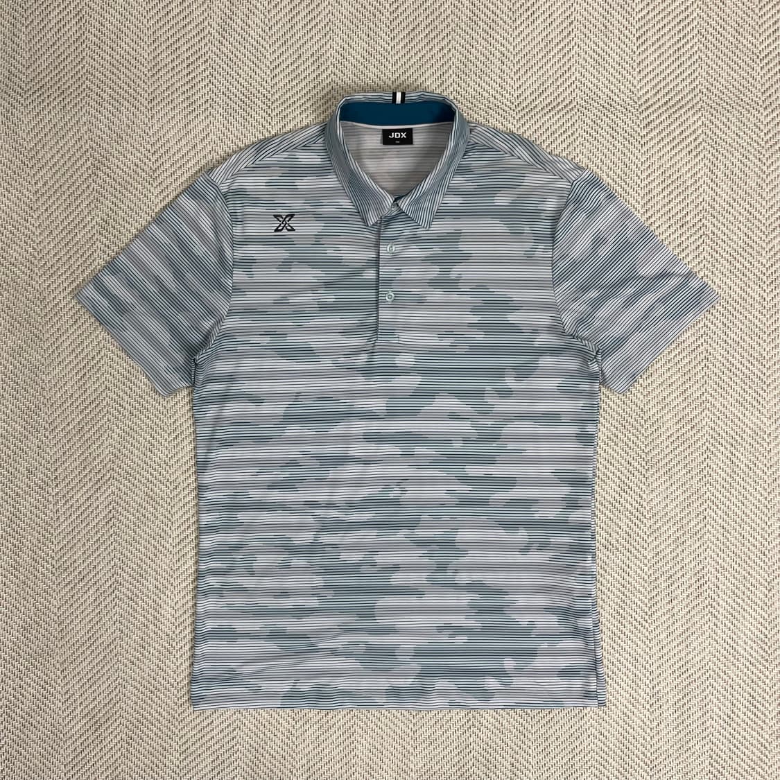 JDX 골프웨어 남성 100 민트색 카모플라쥬 카라티 상품이미지1