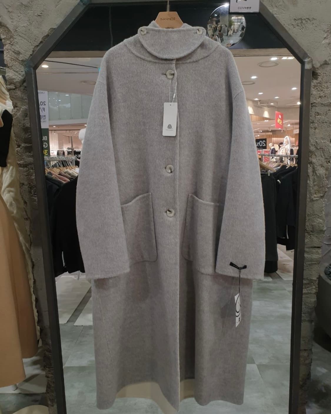 naning9 레스캇 핸드메이드 후드 코트 상품이미지1