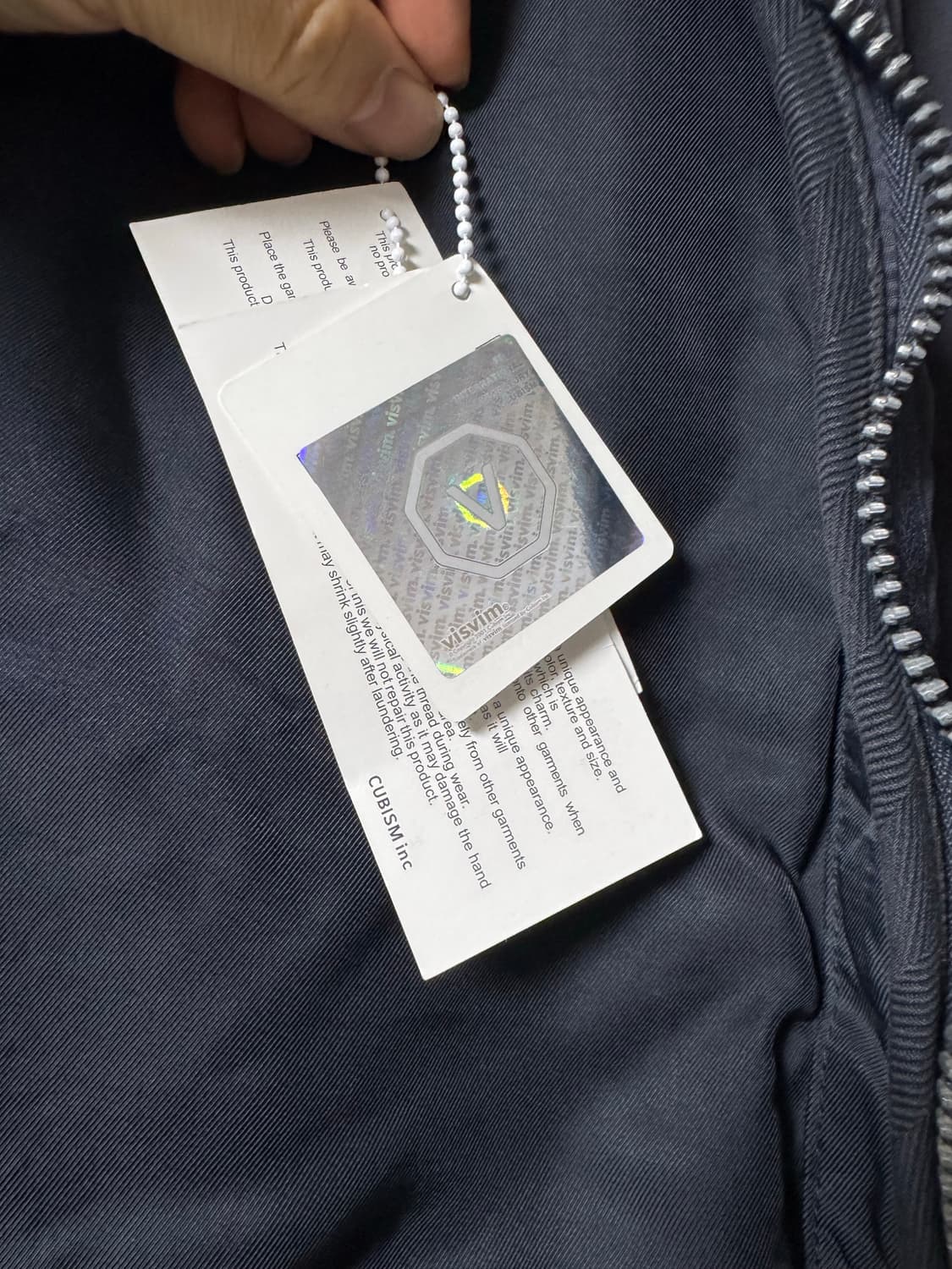 visvim 비즈빔 19ss 아이리스 라이너 자켓 네이비 3사이즈 상품이미지3