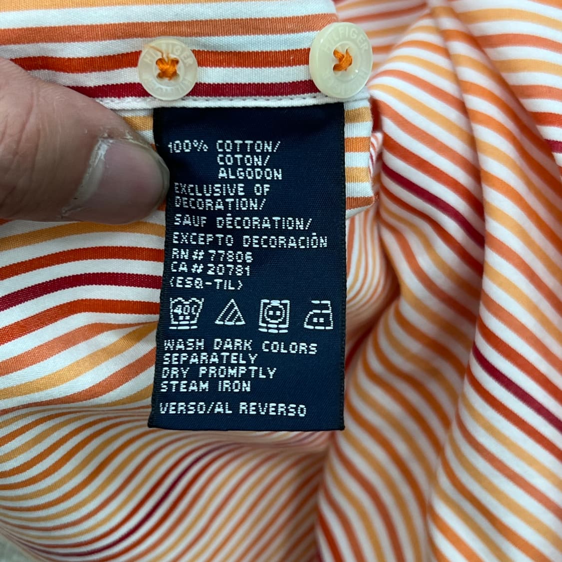 타미힐피거 스트라이프 하프 셔츠 r3451 상품이미지7