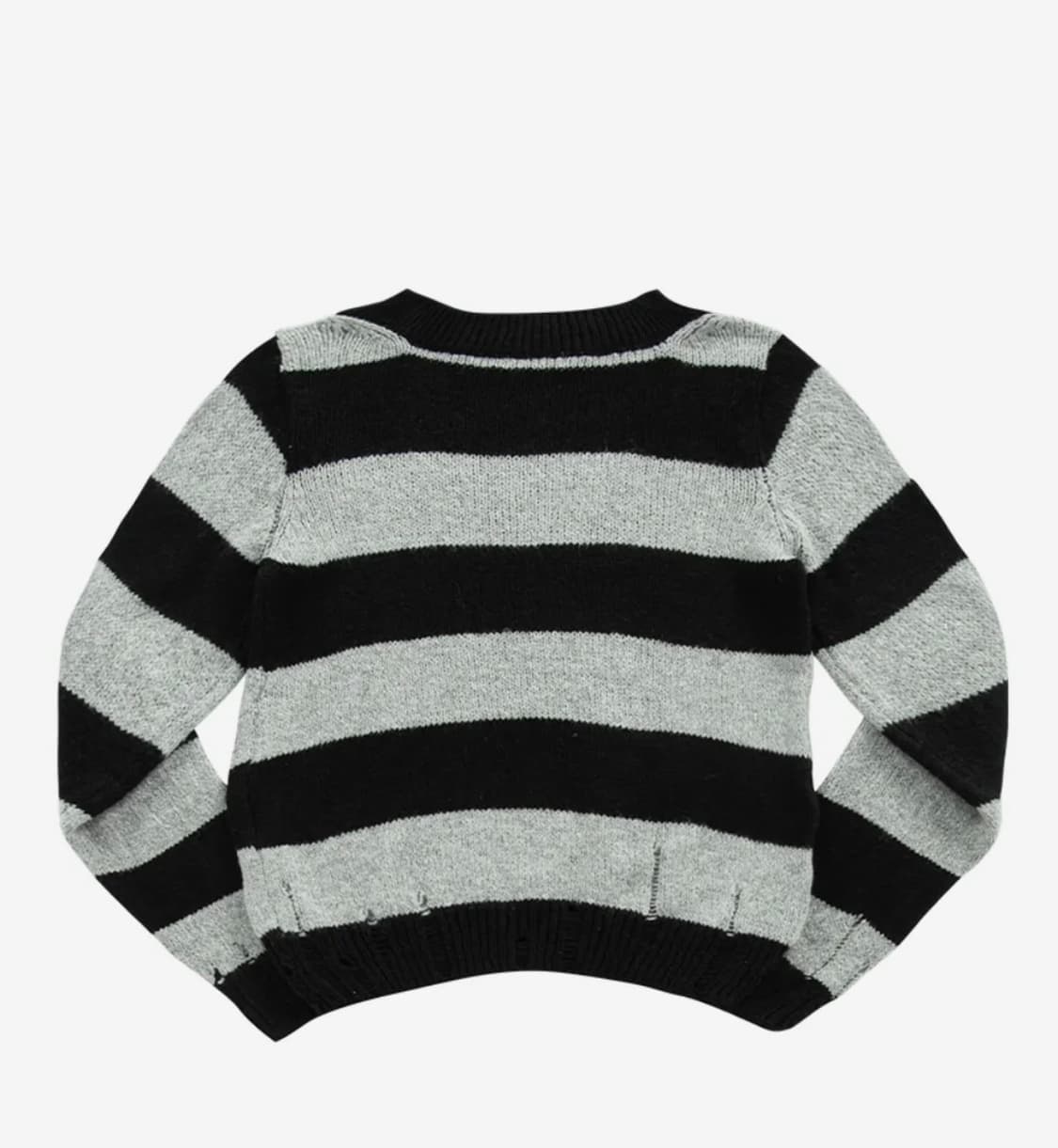 애즈온 오프숄더 SORI OFF STRIPE KNIT BLACK 상품이미지3