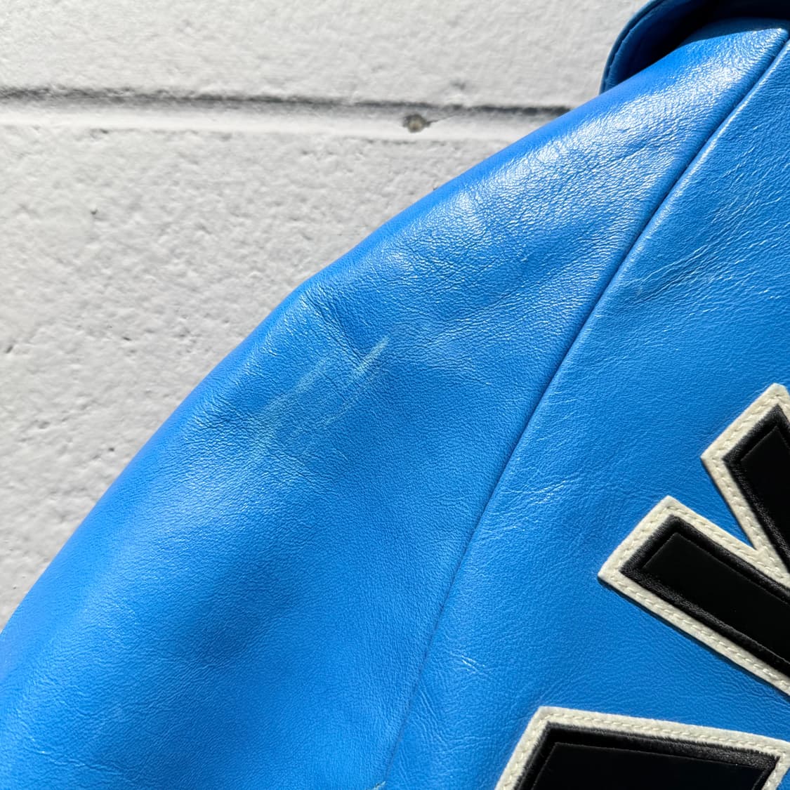 아비렉스 레더자켓 블루 상품이미지9