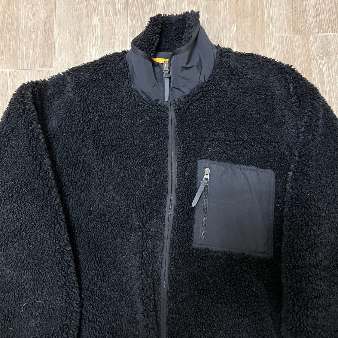 하이드아웃 리버시블 롱 후리스 코트 L/100  상품이미지2