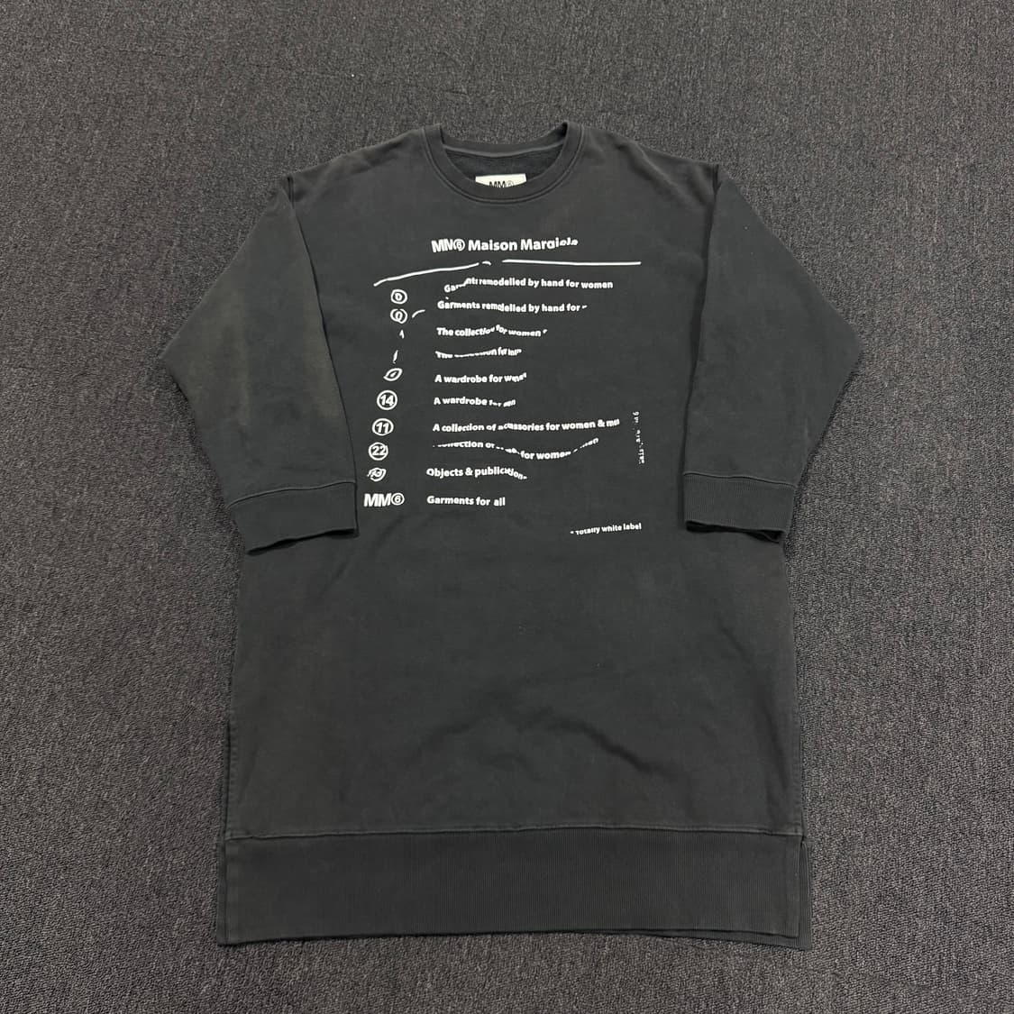 MM6 메종 마르지엘라 맨투맨 원피스 상품이미지1