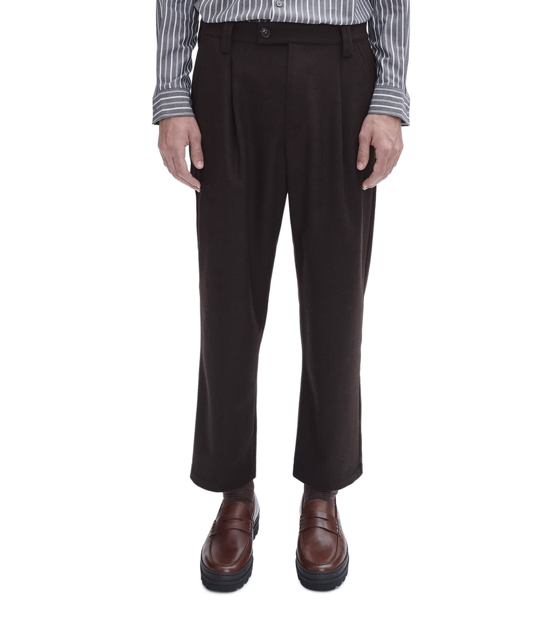 APC renato trouser s 브라운 상품이미지4