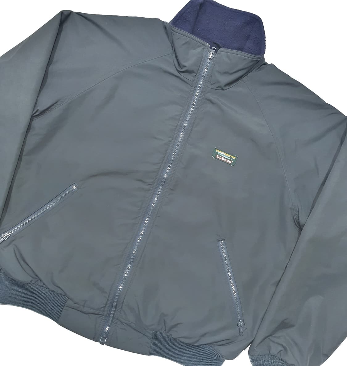 엘엘빈 90s 웜업 자켓 그레이 백패치 L (105-110) 상품이미지3