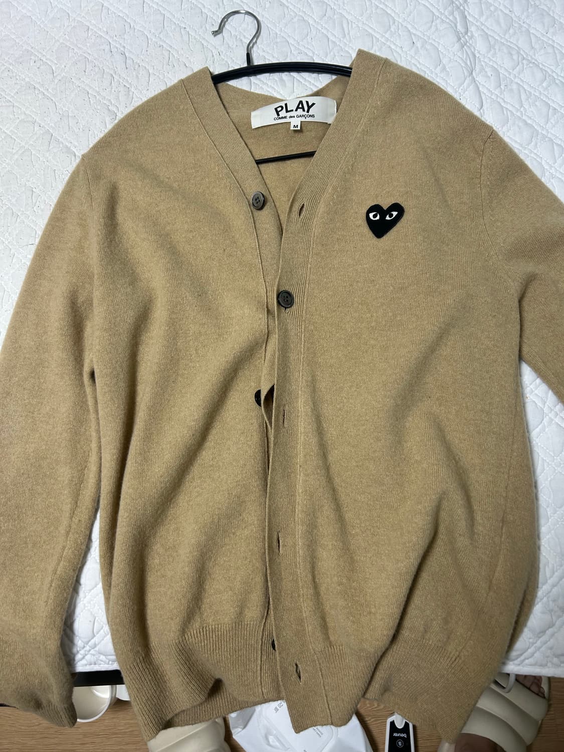 꼼데가르송 가디건 베이지 m 상품이미지1