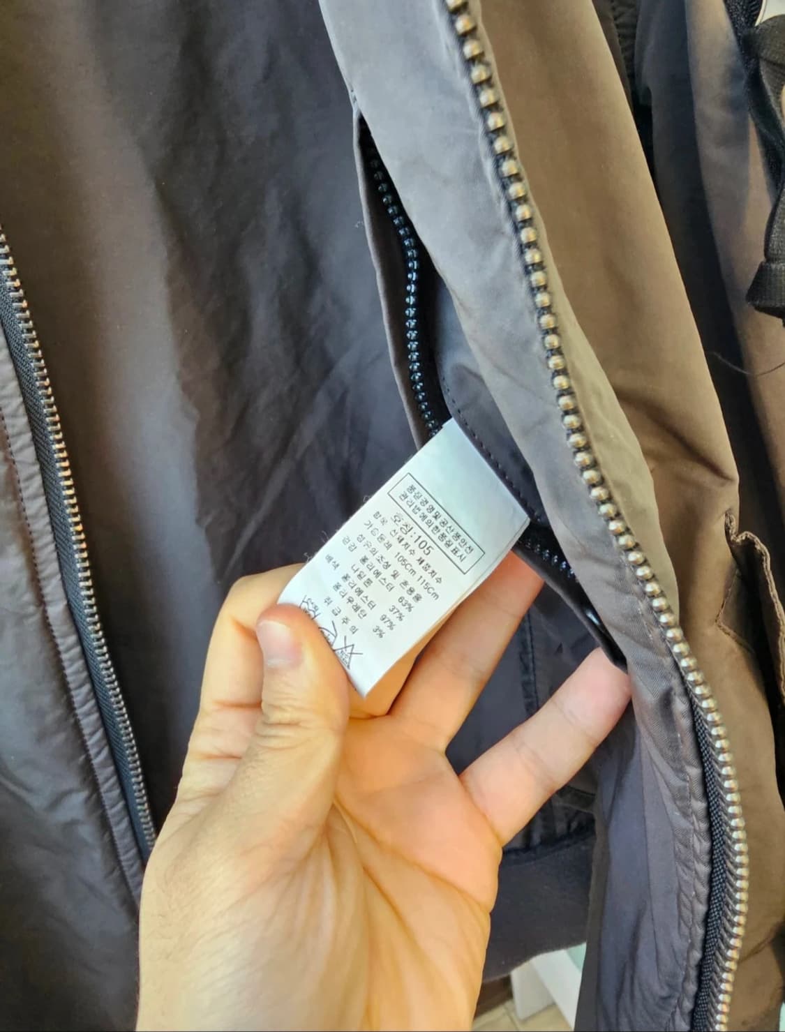 씨피 정품 CP컴퍼니 봄버형태 자켓 105 팔아요 상품이미지9