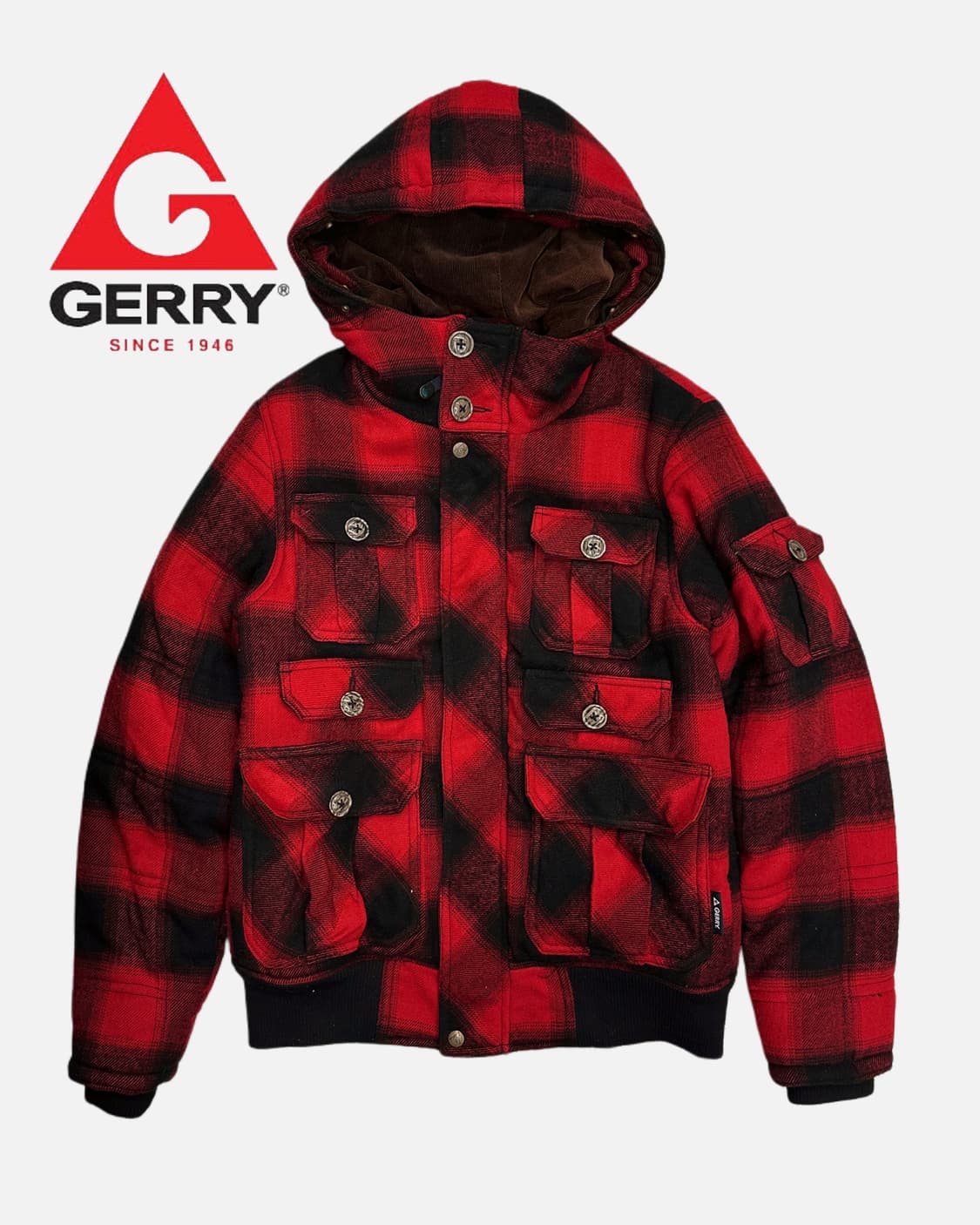 GERRY 80's check flannel hunting jacket 상품이미지1