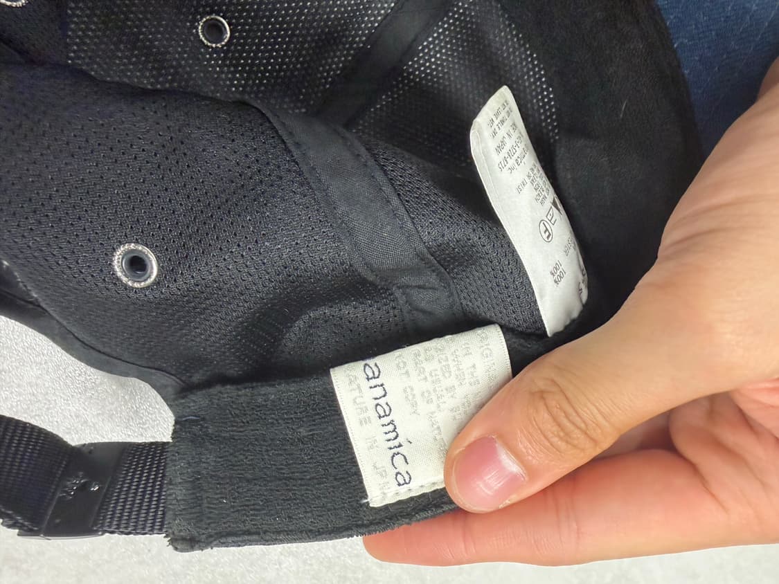 나나미카 블루/네이비 배색 볼캡 모자 상품이미지4