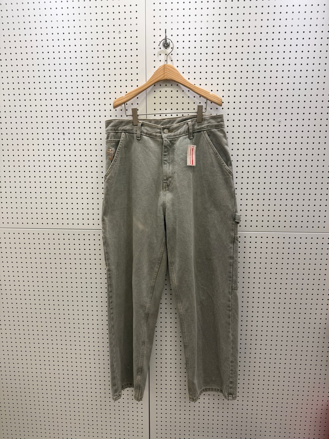 위켄더스 그레이 워싱 데님 카고 팬츠 U453 상품이미지3