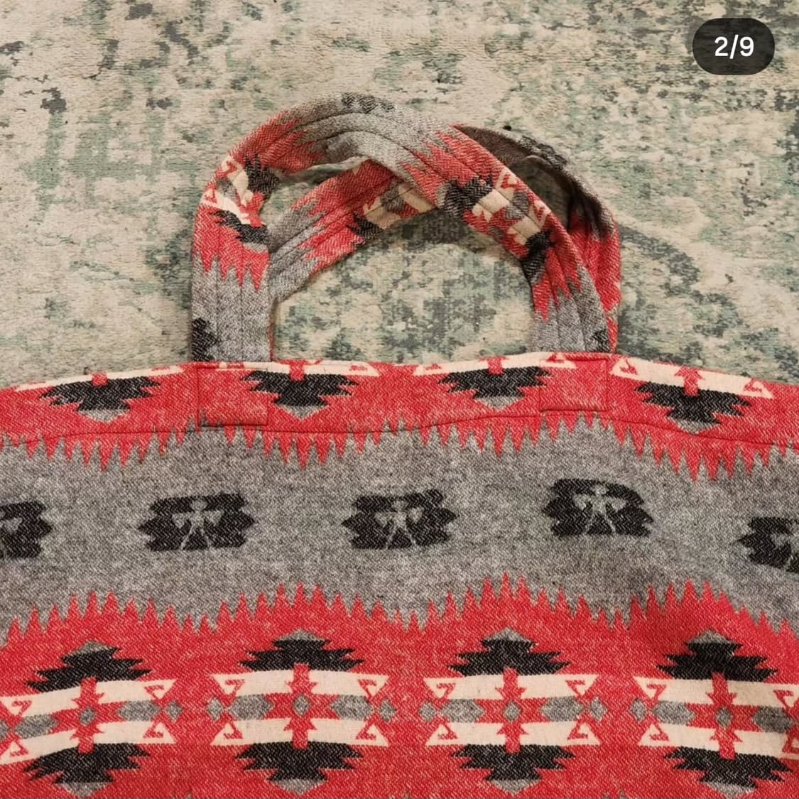 BLUE BLUE 리버시블 나바호 인디고 토트백 상품이미지2