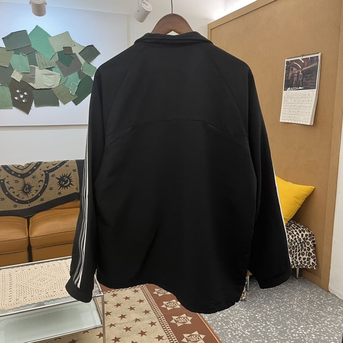 아디다스 레트로 빈티지 트리플 삼선 바람막이 자켓 105 C10180 상품이미지4