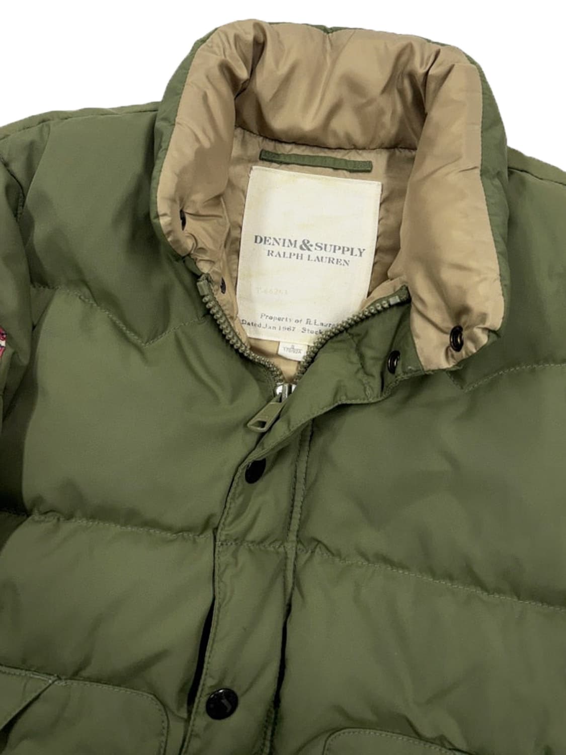 빈티지 Denim And Supply Ralph Lauren 카키 패딩 상품이미지5