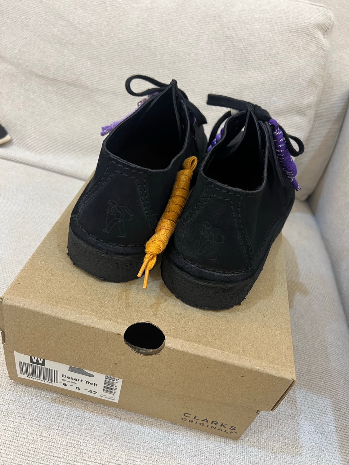클락스 clarks 데저트 트랙 블랙 UK8 (265-270) 상품이미지5