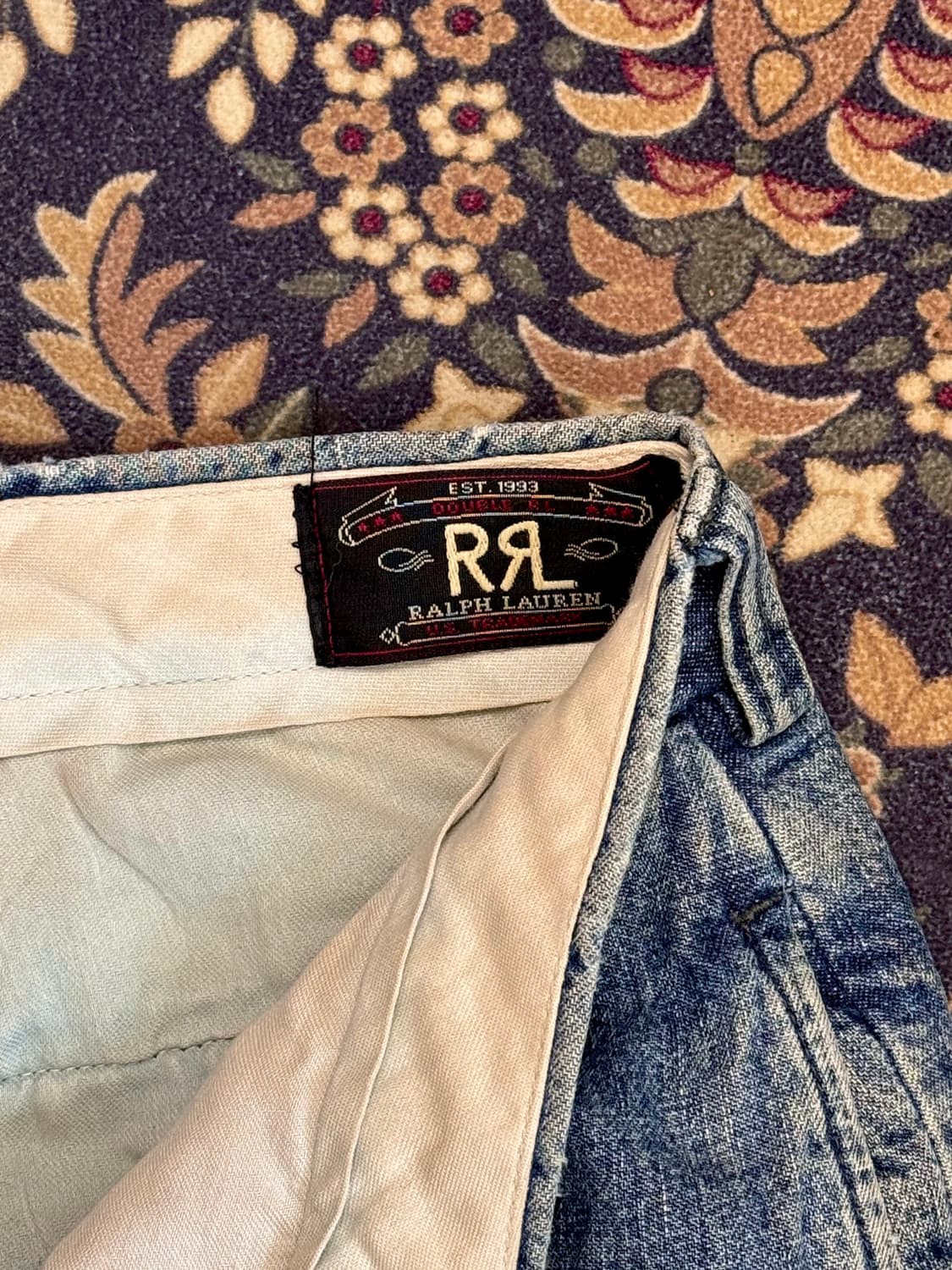 90s 더블알엘 데님 트라우저 치노팬츠 상품이미지4