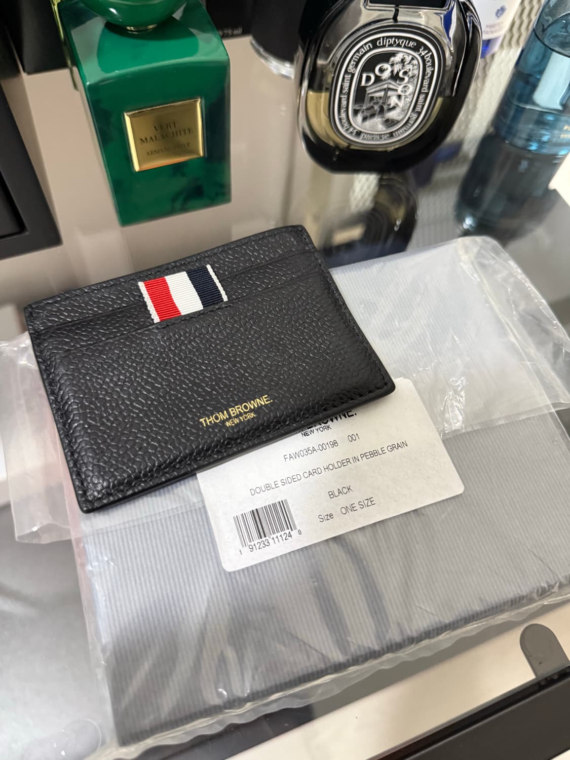 (정품) 톰브라운 페블 그레인 카드지갑 상품이미지1