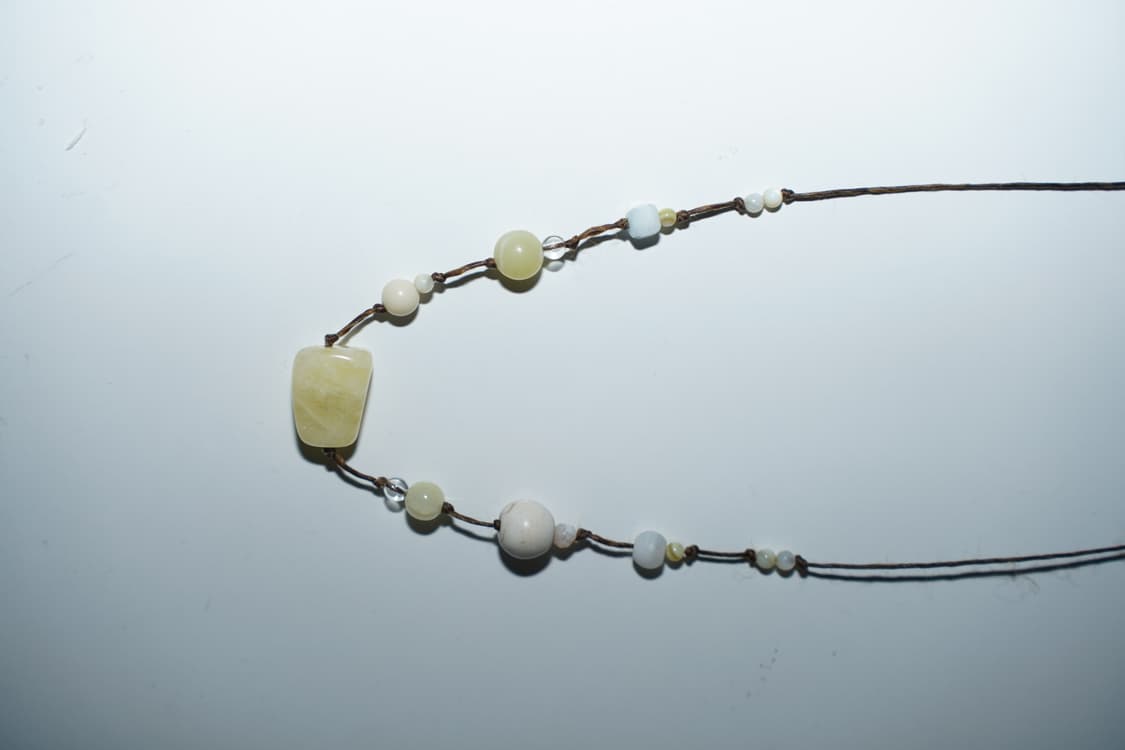 Lemon bite 레몬 한입 비즈 목걸이 상품이미지2