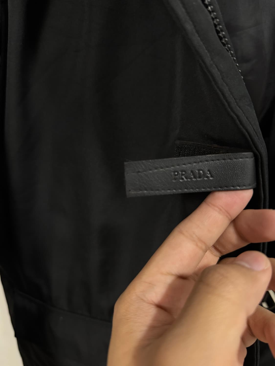 프라다 스포츠 레더버클 퍼 다운 패딩 자켓 상품이미지6