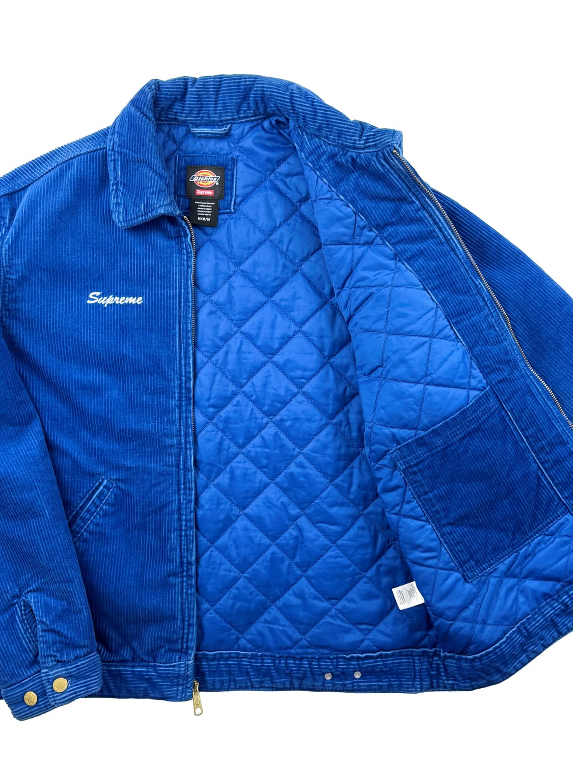 슈프림 x 디키즈 코듀로이 워크 자켓 로얄 상품이미지5