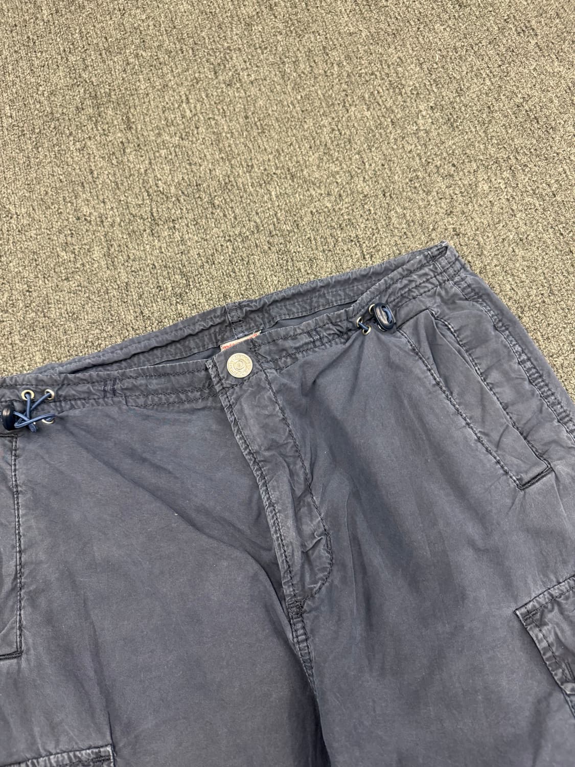 30)트루릴리전 빈티지 네이비 카고 팬츠 상품이미지2