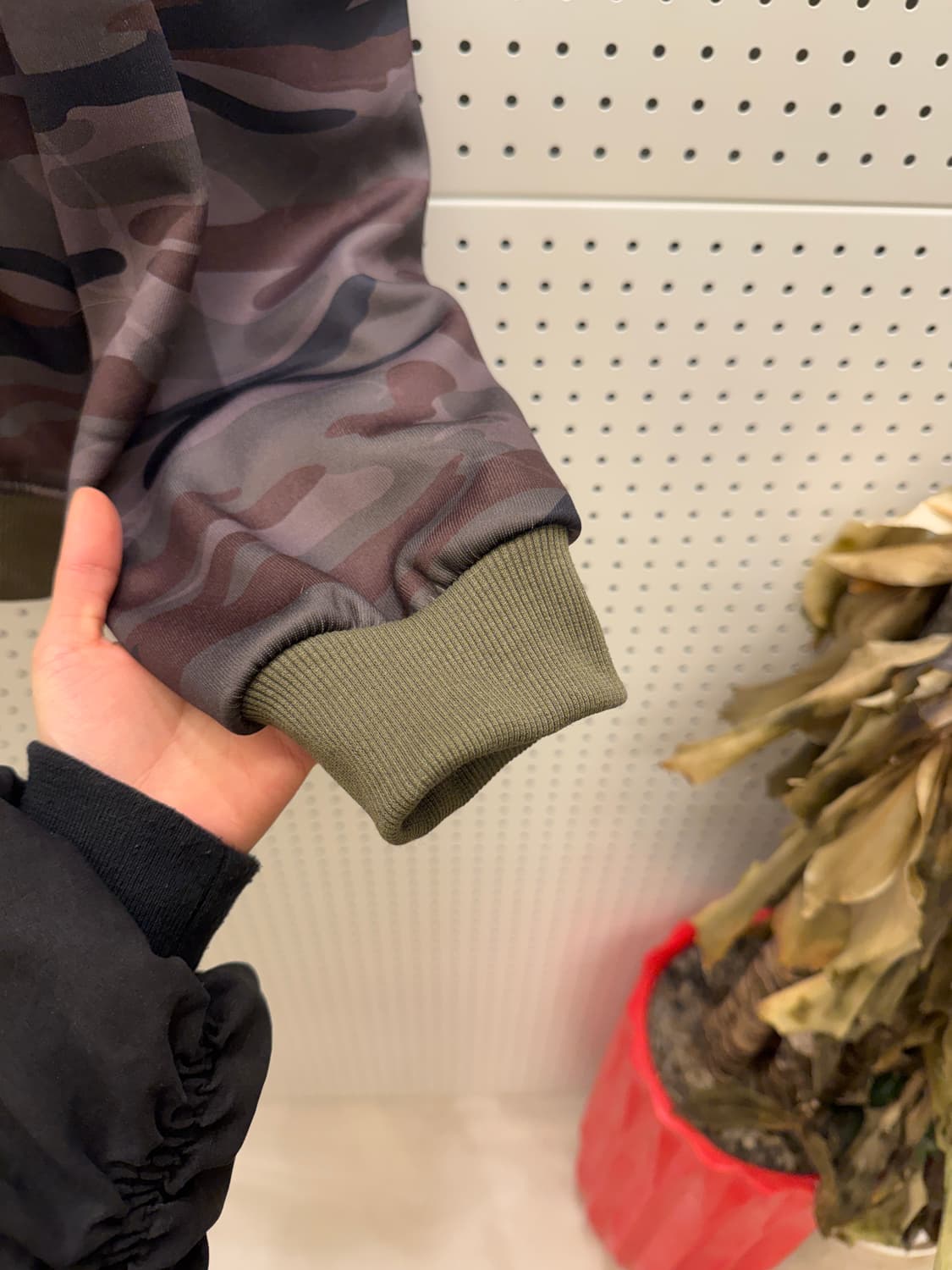 브라운 카모 퍼 후드 집업 U231 상품이미지4