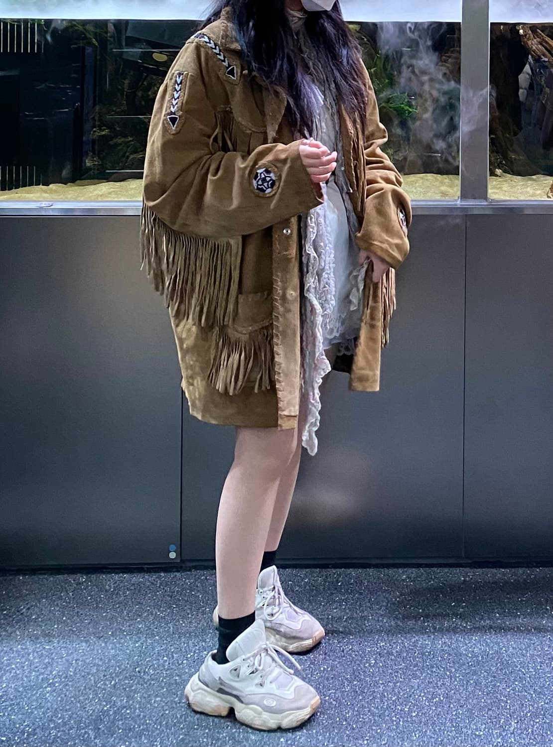 빈티지 웨스턴 프린지 스웨이드 자켓 상품이미지6