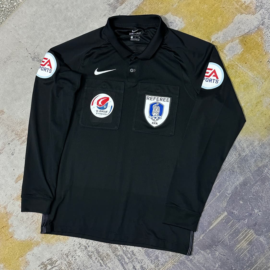 나이키 KFA k리그 레프리 심판 긴팔 상품이미지1
