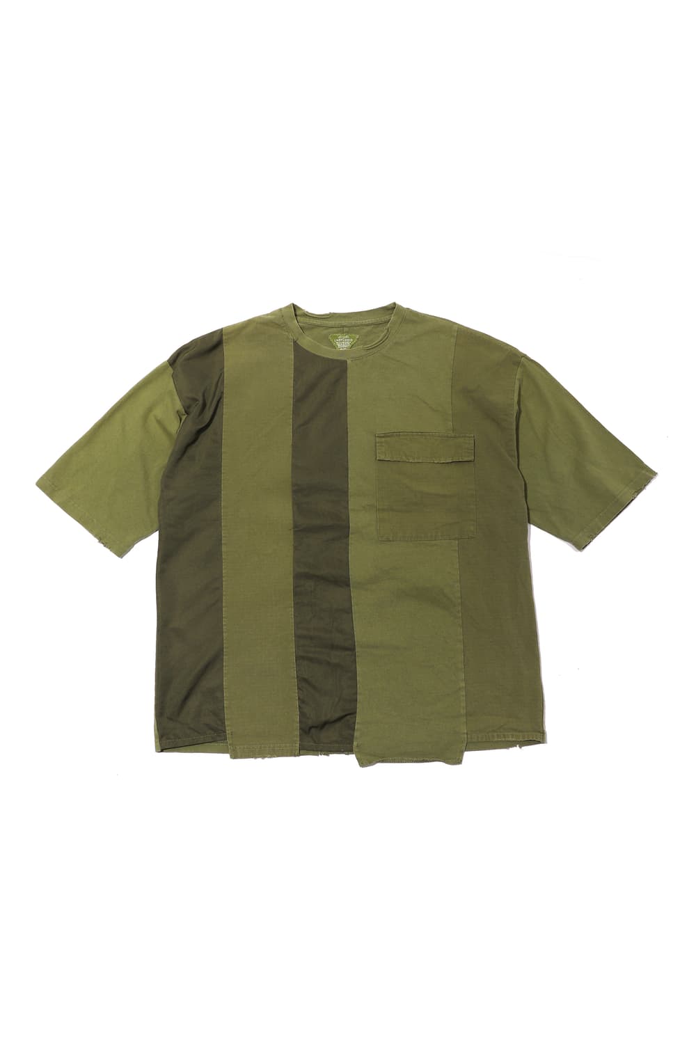 UNSTUIDIED 패치워크 배색 티셔츠 size M 상품이미지1