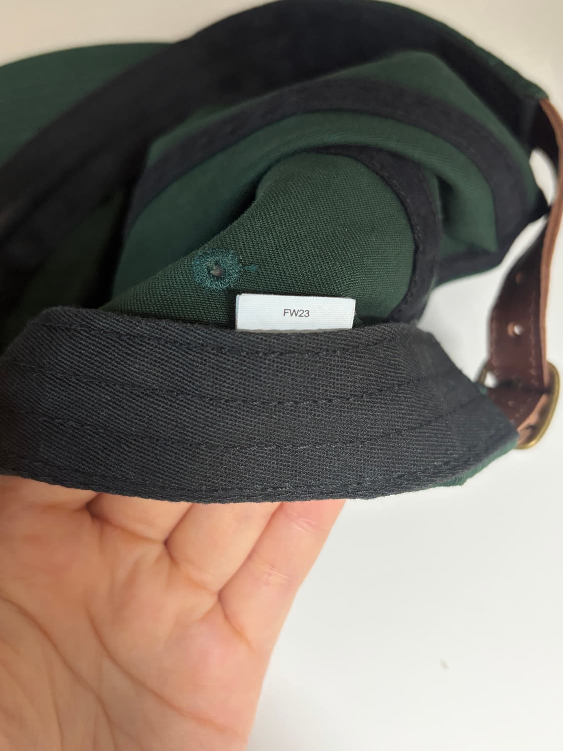 Supreme Washed Chino Twill Cap PineGreen 상품이미지5