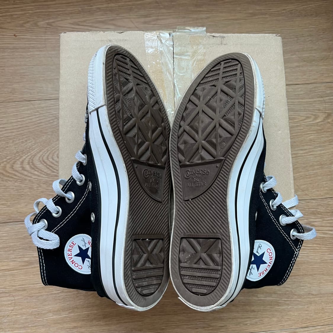 컨버스 척테일러 올스타 하이 블랙 225 상품이미지4