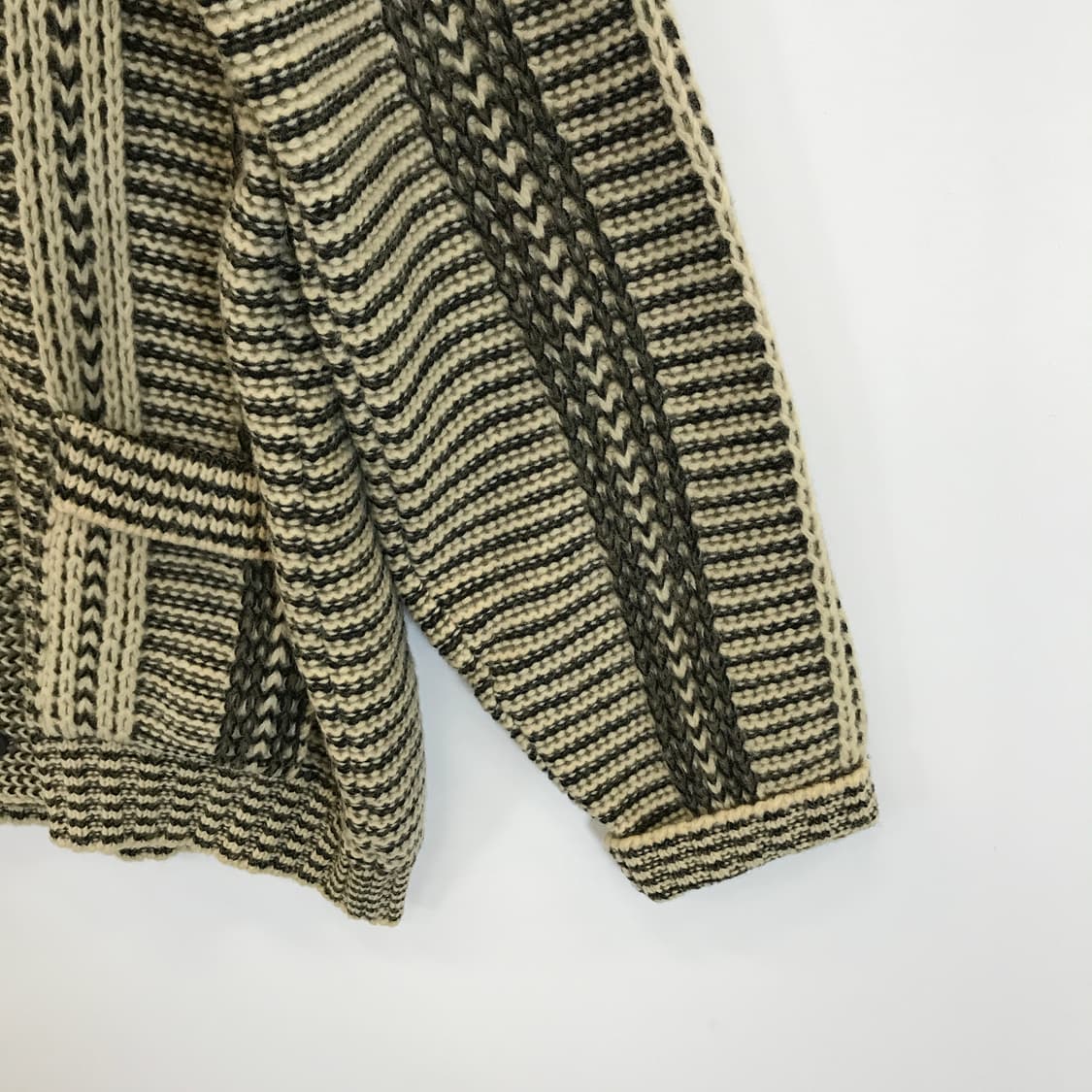 Crown Pearl JPN 핸드메이드 숄카라 가디건 [105-110] 상품이미지3